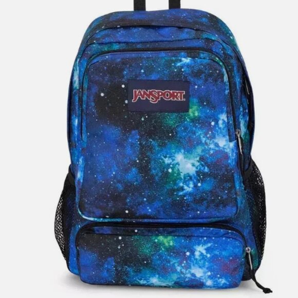 Jansport Cyberspace Galaxy Doubleton Backpack blue black nwt - Picture 4 of 12